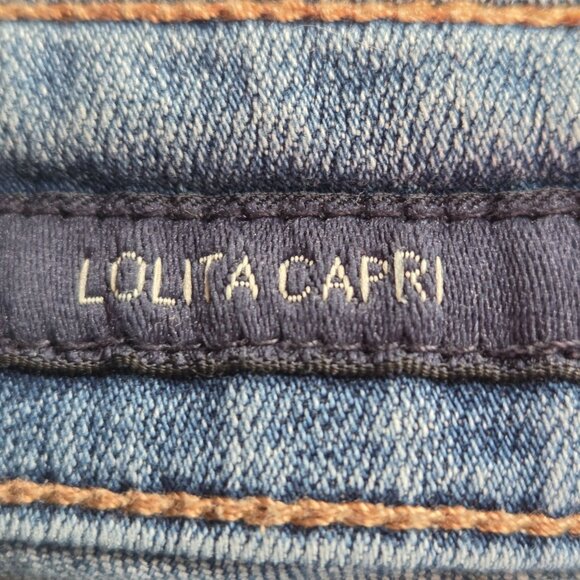 Lucky Brand Lolita Capri Light Wash Slim Fit Denim Jeans Size 6 - Picture 12 of 14